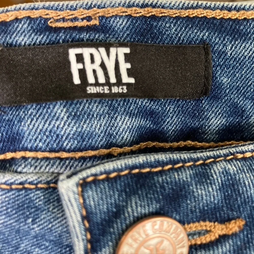 Frye Women's Jeans Size 14/32 Blue Denim Blend Stretch Comfort Fit Classic‎